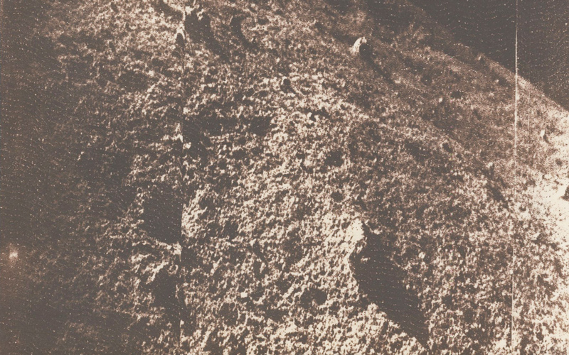 First photograph taken from the surface of the Moon in February 1966