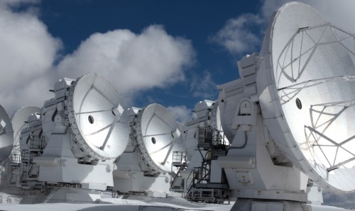 Wide-angle view of the ALMA correlator